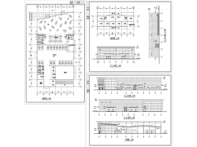 汽车店建筑 施工图