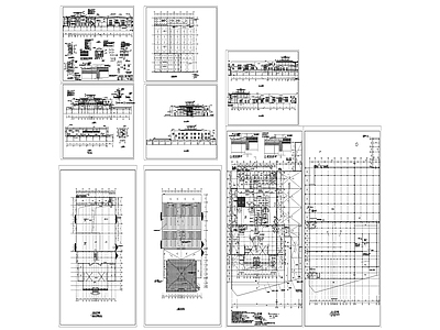 汽车展厅建筑图纸 施工图