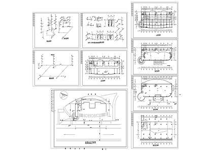 汽展中心建筑图 施工图