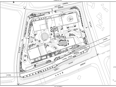 公建总平绿化
