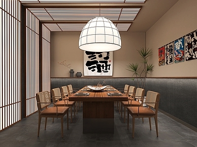 现代餐厅包厢 侘寂包间 烧烤店包间 火锅店包间 日式包房包间