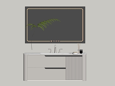 现代浴室柜