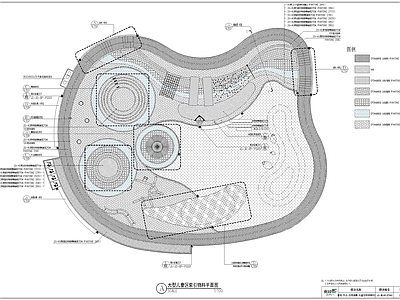 户外儿童广场地形游乐场地 施工图