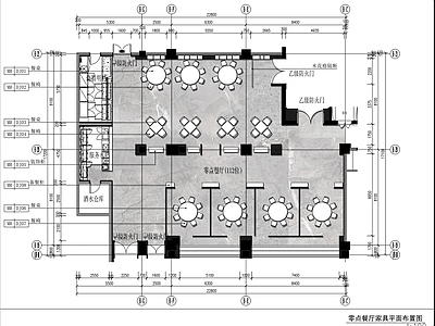 400㎡酒店餐厅 施工图
