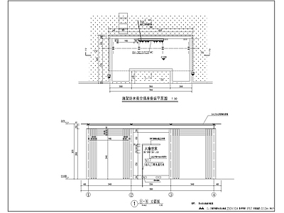 廊架防水安全插座安装平面图 施工图