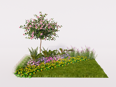 花卉植物组合 堆 棒棒糖月季 蕨 鼠尾草 驴蹄草 狼尾草 绣球