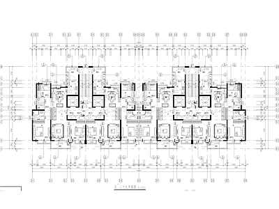 现代轻奢高层住宅楼建筑 施工图