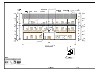乡镇党群公共服务中心结构建筑设计 施工图