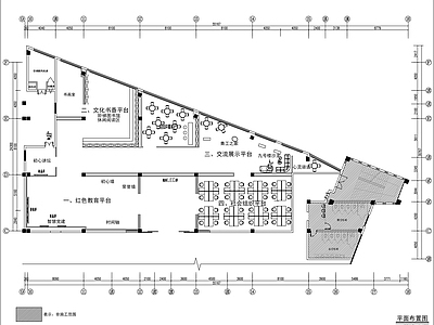 阅读共享新空间展示平 施工图