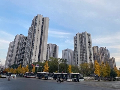 无缝城市街道外景