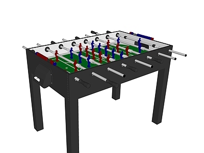 现代小型桌球 桌上足球机