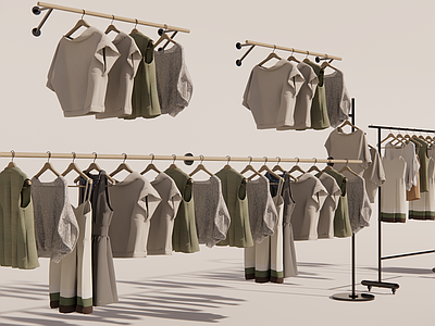 衣架 衣勾 服装店挂衣架 衣服展示架 落地衣架