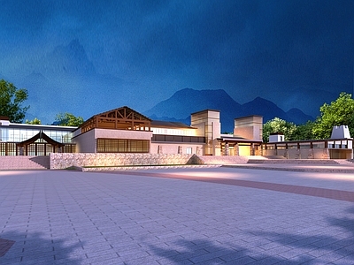 新中式庄园城堡酒店 城堡民宿 旧建筑改造