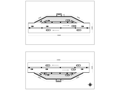 公交专用道布局规划详图 施工图