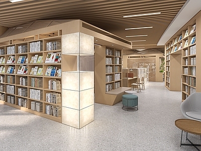 现代图书馆阅读空间 阅读小屋