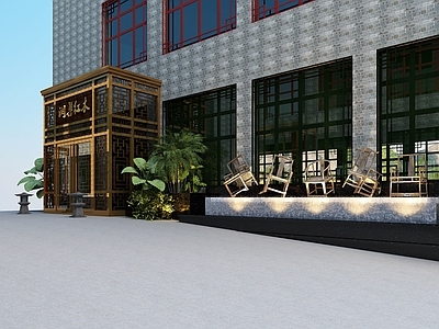中式家具展厅大门