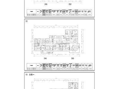 边厅户型平面图 施工图