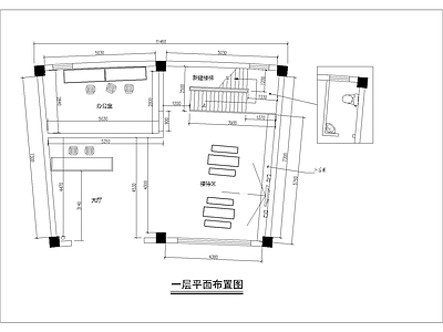 8度画室平面布置图 施工图 画室