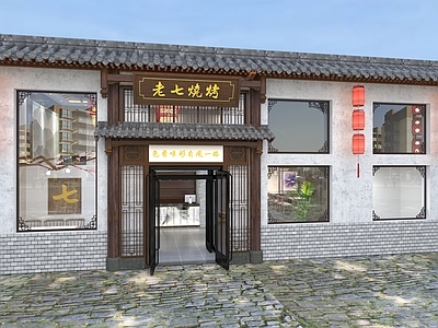 中式门头