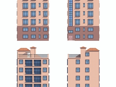 立面图 建筑立面 住宅立面