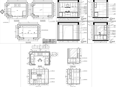 厨房橱柜详图 施工图