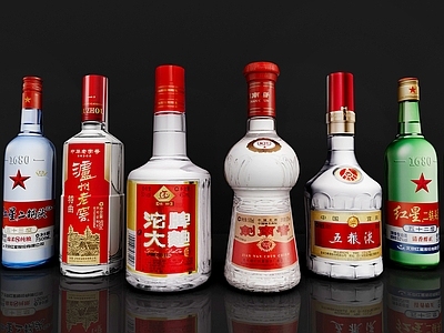酒 白酒 二锅头 五粮液 沱牌 剑南春 饮料 瓶子酒瓶