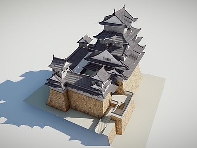 11日本古建筑城楼Himeji castle