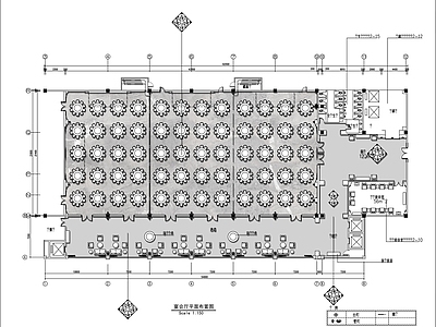 1000㎡酒店宴会餐 施工图