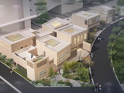 现代文化艺术中心展馆建筑