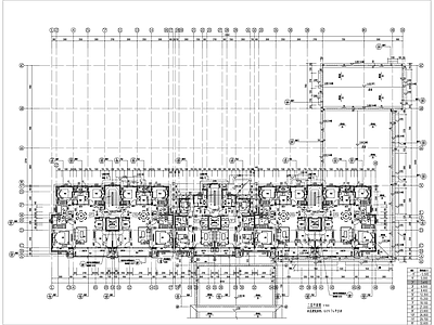 住宅回迁安置房工程 多层 高层建筑 施工图