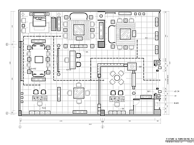 中式风家具专卖店 施工图