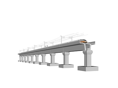 高铁 高架铁路桥 高架桥 高铁