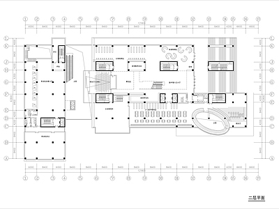 现代图书馆 图书馆 建筑图 施工图