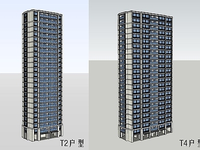 现代住宅楼建筑 绿城 桂语系C档 标准化 高层住宅 施工图