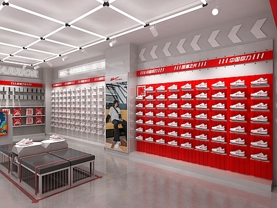 现代工业服装店 男装店 女装店 儿童店 鞋店