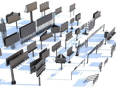 展架 高速公路广告牌 展架 桁架 三脚 立柱广告牌