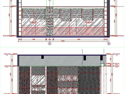 现代工装图库 工装立面 工装 工装墙面 施工图 工装图库