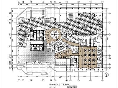 现代其他工装空间 银行大堂 服务大厅 施工图
