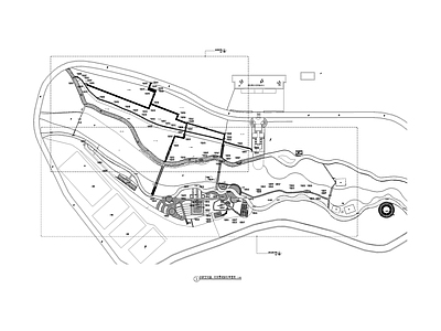 现代新中式广场景观 秋冬园荷池 农耕文化园区 田景观 公 施工图