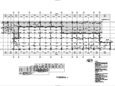 混凝土结构 培训实训楼结施图 施工图