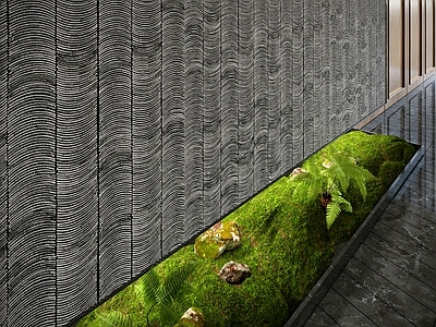 植物组合 现代植物景观小品 植物造景 苔藓景观 蕨类植物 室内景观
