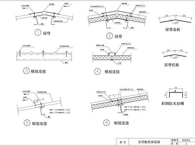 现代钢结构节点大样 施工图