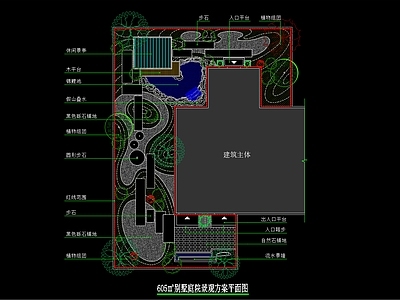 其他庭院 别墅景观 园景观 私家 枯山水 民宿 施工图