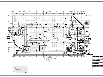 暖通图 空港停车楼暖通施 施工图 暖通图