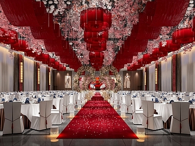 现代酒店 酒店宴会厅 婚礼现场 婚礼酒店