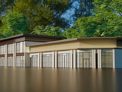 现代其他商业建筑 商业街建筑 商业裙房 商铺