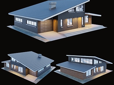 现代其他建筑外观 现代小屋