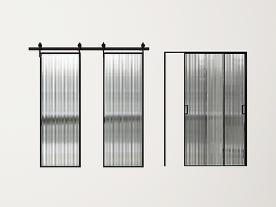 现代推拉门 现代