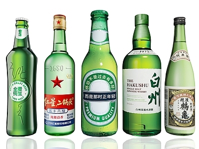 食物饮料 酒 啤酒 洋酒 酒瓶 鸡尾酒