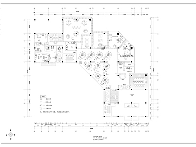 现代整体办公空间 公司办公室设计 装修图 施工图